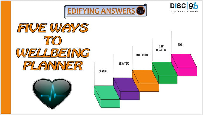 Five Ways to Wellbeing Planner